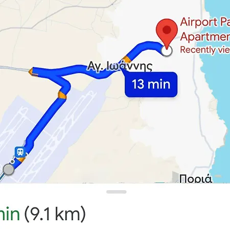 Airport Palmtree Apartments - 15Min From Airport Artemida  Exterior photo